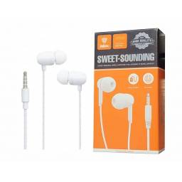 AUDIFONOS INKAX SWEET SOUNDING BLANCOS 3.5MM