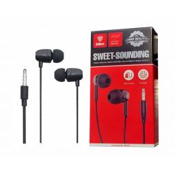 AUDIFONOS INKAX SWEET SOUNDING NEGROS 3.5MM