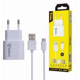 CARGADOR INKAX CON CABLE MICRO USB 1A