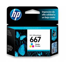 CARTUCHO ORIGINAL HP 667 COLOR