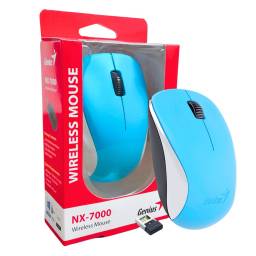 MOUSE GENIUS NX-7000 INALAMBRICO CELESTE