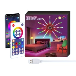 LUCES LED AMBIENTAL RGB-IC TUYA SMART WIFI DE PARED