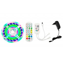 KIT TIRA LED RGB+IC 5M IR/WIFI TUYA SMART  INT/EXT