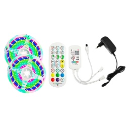 KIT TIRA LED RGB+IC 10M IR/WIFI TUYA SMART  INT/EXT