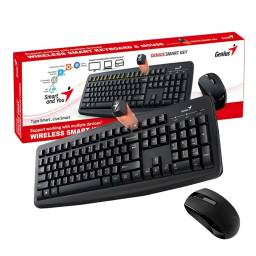 COMBO TECLADO Y MOUSE GENIUS INALAMBRICO KM-8100