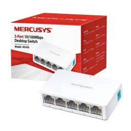 Switch Mercusys By Tp-link Ms105 5 Puertos 100 Mbps