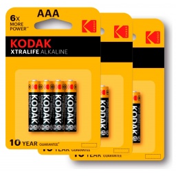 PILAS AAA KODAK XTRALIFE ALKALINA X12