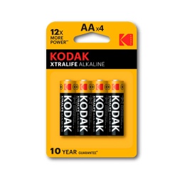 PILAS KODAK XTRALIFE ALKALINA AA X 4