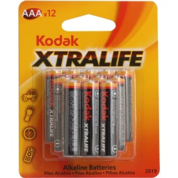 PILAS KODAK XTRALIFE ALKALINA AAA X 12