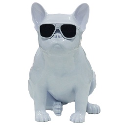 PARLANTE BLUETOOTH PERRO BULLDOG FRANCES WHITE