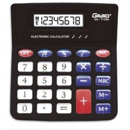 CALCULADORA GAVAO 729ATS 268 127MM X 117MM 8 DIGITOS