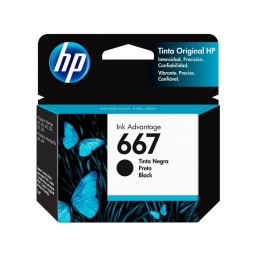 CARTUCHO ORIGINAL HP 667 NEGRO