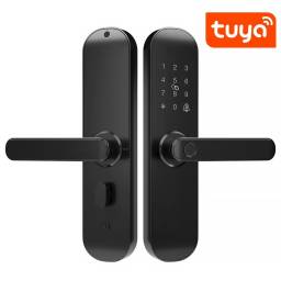 CERRADURA ELECTRONICA CON HUELLA WIFI TUYA SMART E202