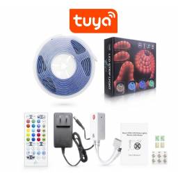 TIRA LED RGB 5M AUDIORITMICA WIFI TUYA SMART INT/EXT