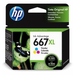 CARTUCHO ORIGINAL HP 667XL COLOR 2375 2775 EXTRA CARGA