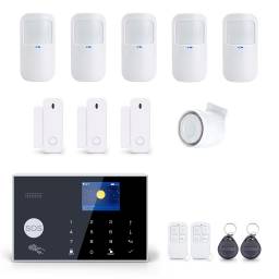 KIT ALARMA GSM WIFI TS970AL TUYA SMART CON 5 SENSORES MOV + 3 MAGNETICOS