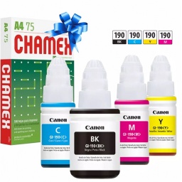 PACK 4 TINTA CANON ORIGINAL GI-190 G1100/2100/3100