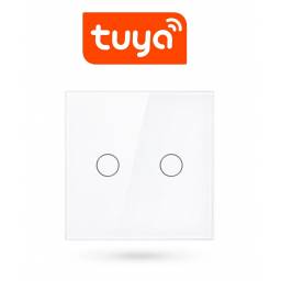 CONTROL RF PARA SWITCH DE LUZ TACTIL 2CH TUYA SMART BLANCO