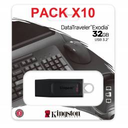 PACK DE 10 PENDRIVE KINGSTON 32GB