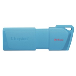 PENDRIVE KINGSTON 64GB EXODIA M DTXM NEON AQUA BLUE 3.2