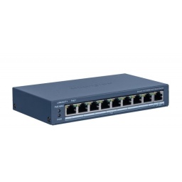 SWITCH ETHERNET HIKVISION 9 PORTS 8 POE 10/100 SMART - DS-3E1309P-EI/M