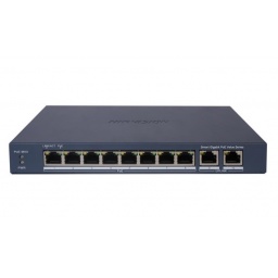 SWITCH ETHERNET HIKVISION 10 PORTS 8 POE GIGABIT SMART - DS-3E1510P-EI/M