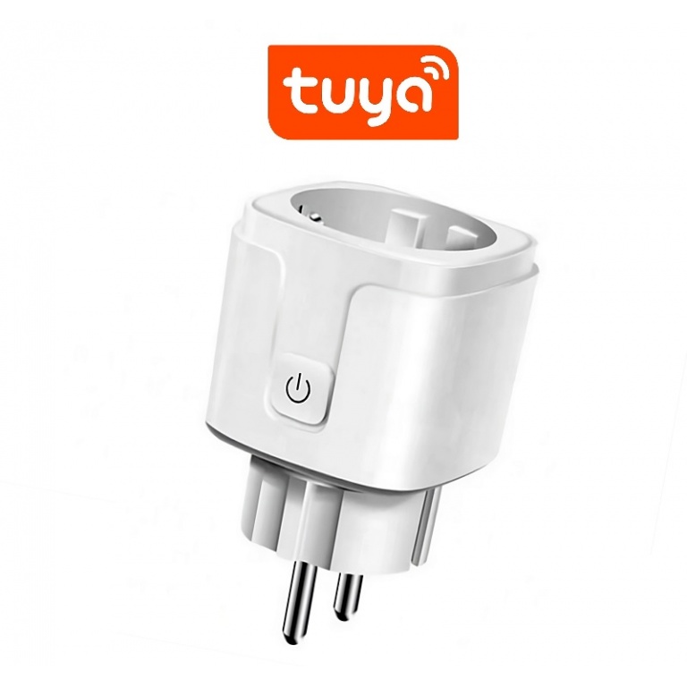 ENCHUFE TOMA CORRIENTE SOCKET WIFI TUYA SMART CON MEDIDOR DE CONSUMO