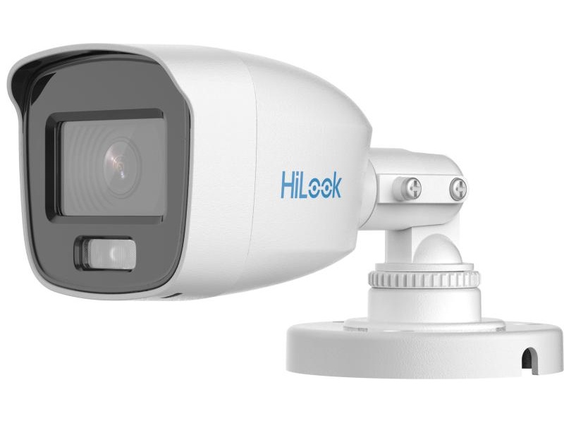 CAMARA HILOOK 2MP BULLET EXTERIOR - COLORVU - PLASTICO - THC-B129-P